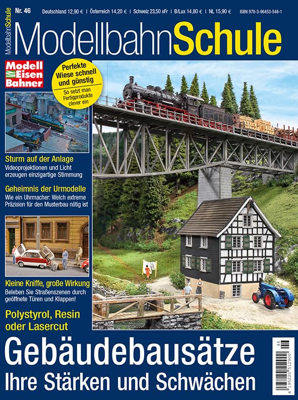 Gebäudebausätze: Modellbahn Schule 46 Leisure, Home & Garden
