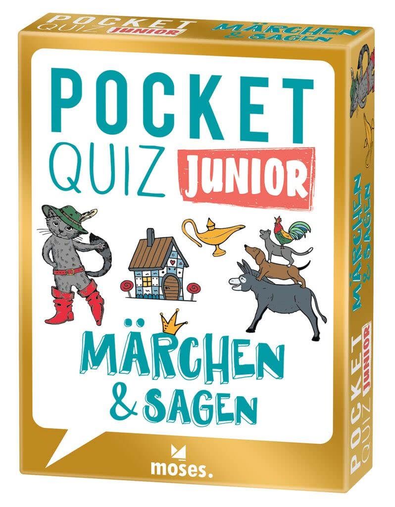 Moses. Pocket Quiz Junior - Märchen & Sagen, Das Kinderquiz mit 100 Fragen und Fakten rund um Rotkäppchen, Dornröschen & Co., Für Kinder ab 8 Jahren book