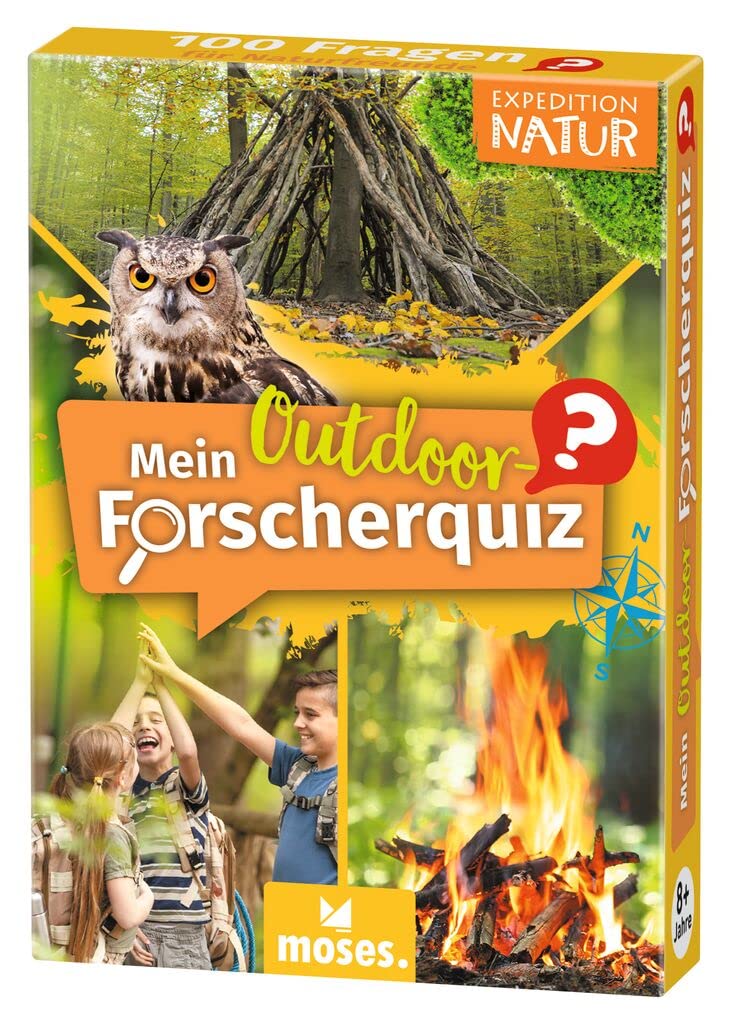 Moses. Expedition Natur Mein Outdoor-Forscherquiz, 100 spannende Fragen für echte Outdoor-Fans, für Kinder ab 8 Jahren book