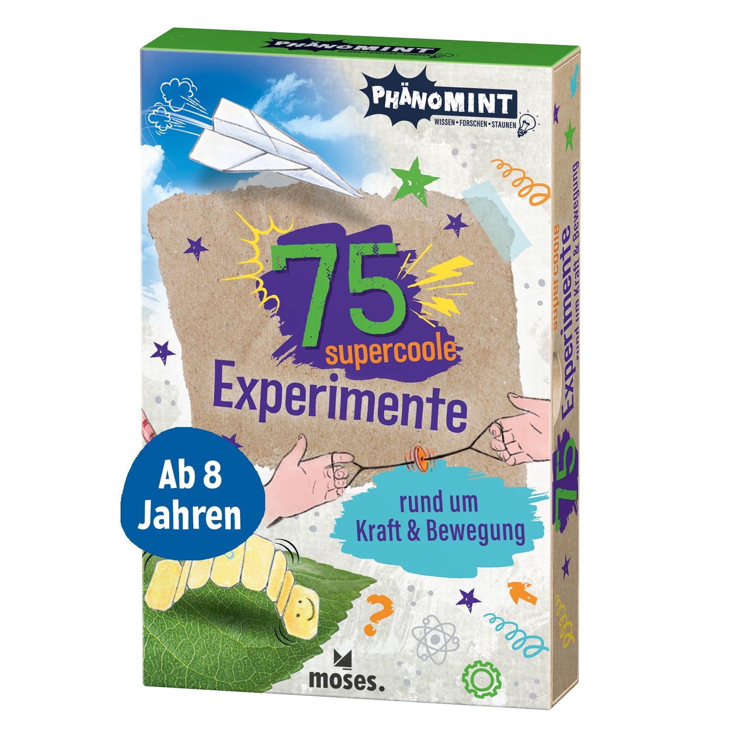 PhänoMINT 75 supercoole Experimente rund um Kraft und Bewegung Hobbies & Crafts