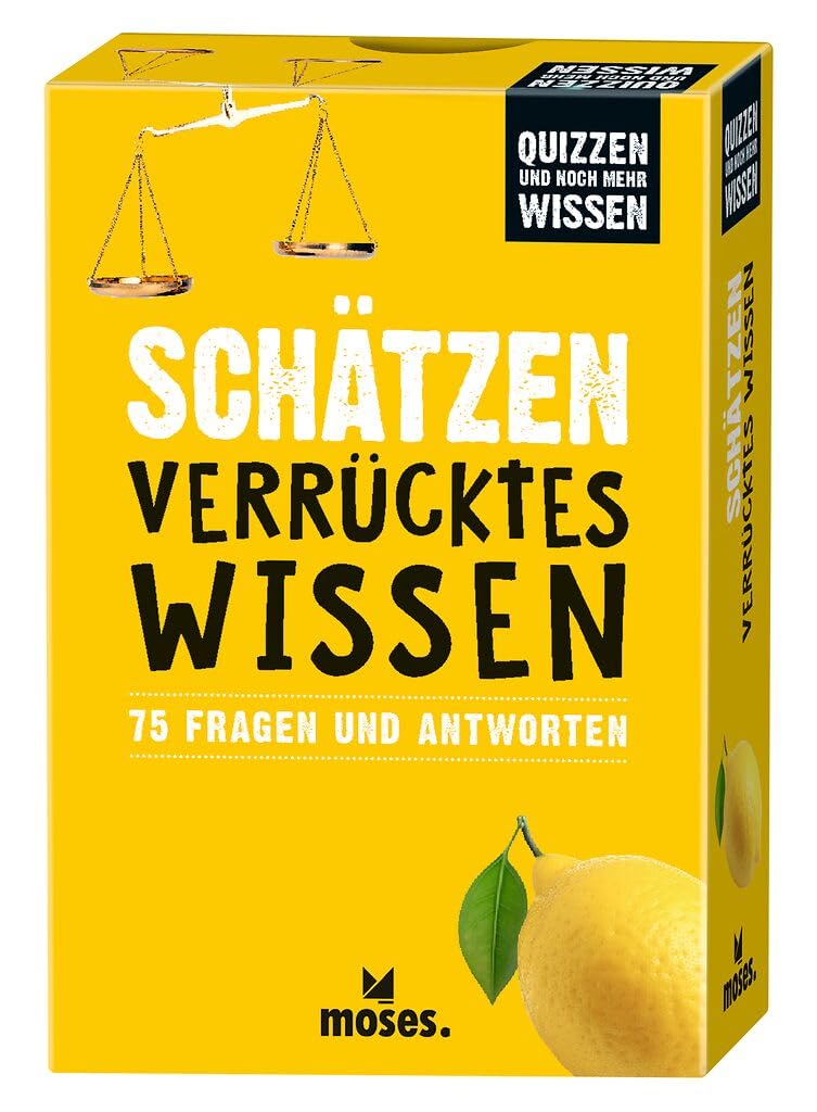 Schätzen Verrücktes Wissen Leisure & Fun