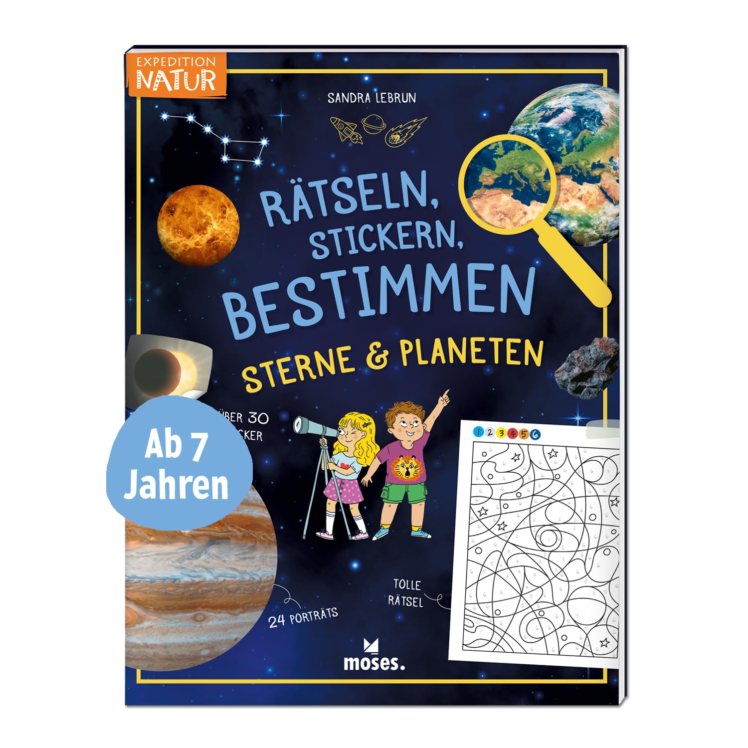 Rätseln, Stickern, Bestimmen - Sterne & Planeten Leisure & Fun