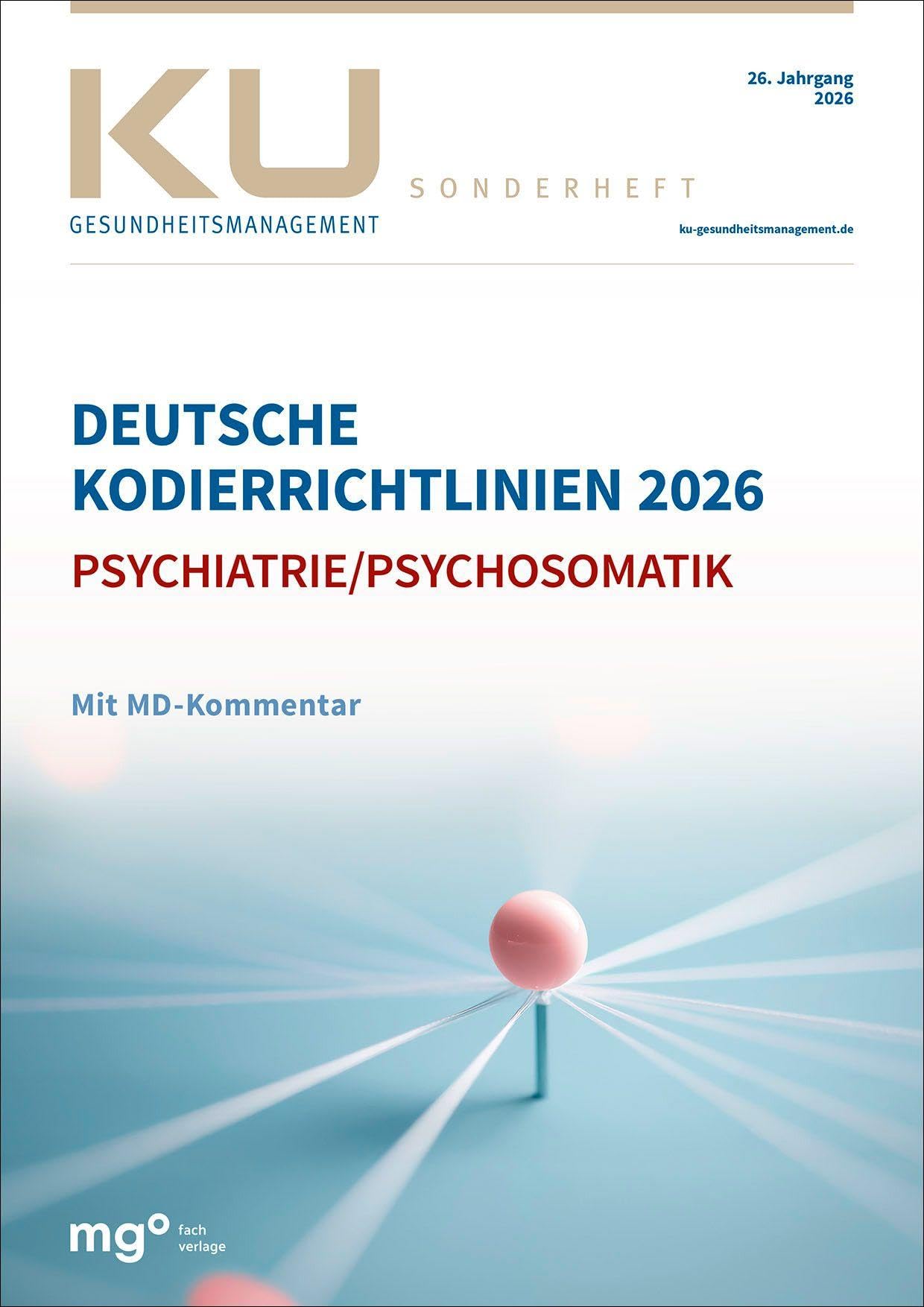 Deutsche Kodierrichtlinien für die Psychiatrie/Psychosomatik 2026 mit MD-Kommentar Medicine