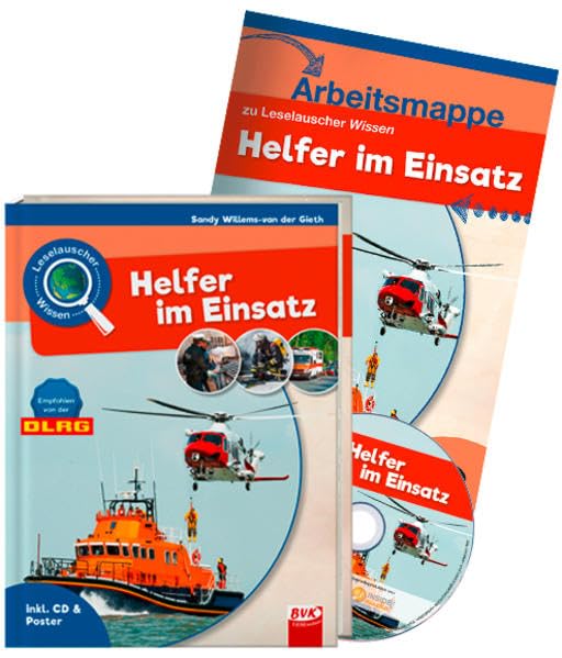 Leselauscher Wissen: Helfer im Einsatz (inkl. CD & Poster). Set book