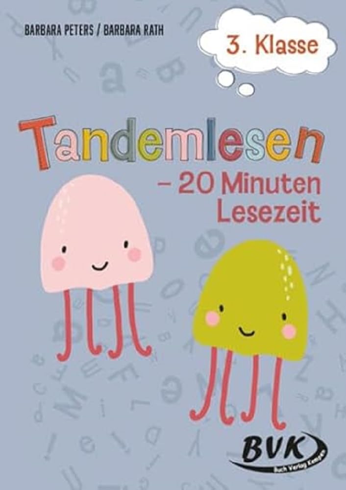 Tandemlesen 3. Klasse: 20 Minuten Lesezeit | Leseförderung Grundschule Study Guides