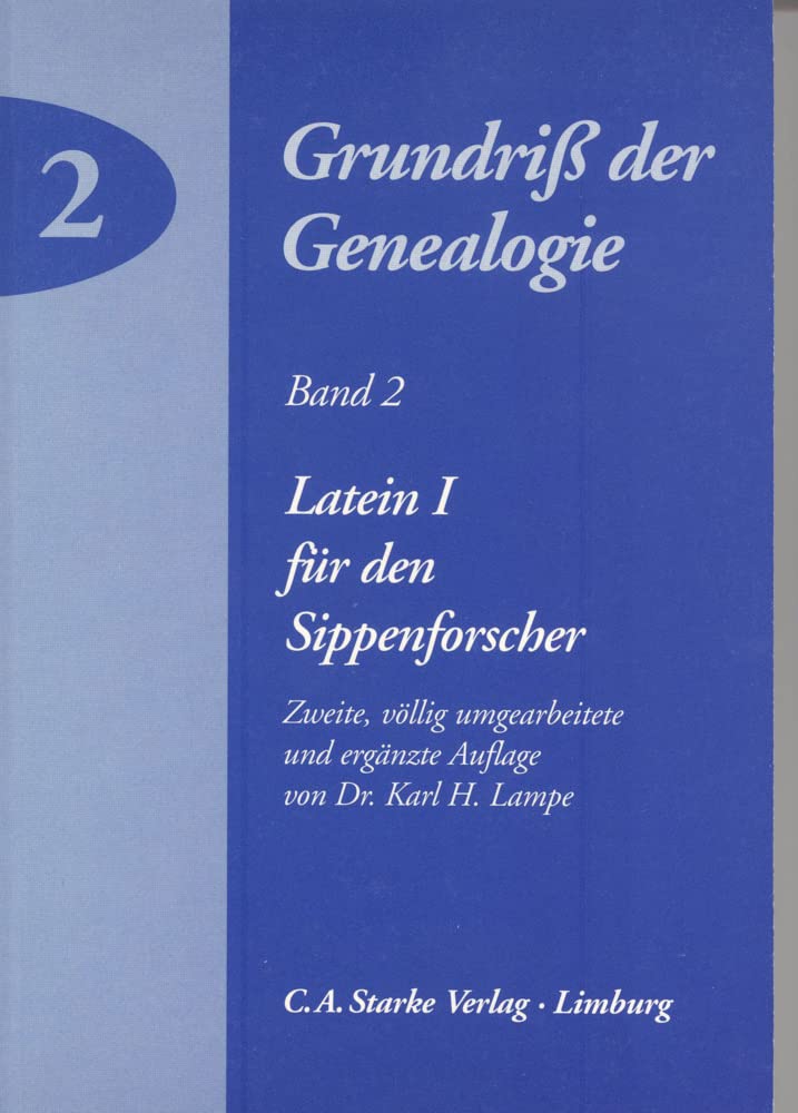 Latein I für den Sippenforscher (Grundriss der Genealogie) Contemporary literature