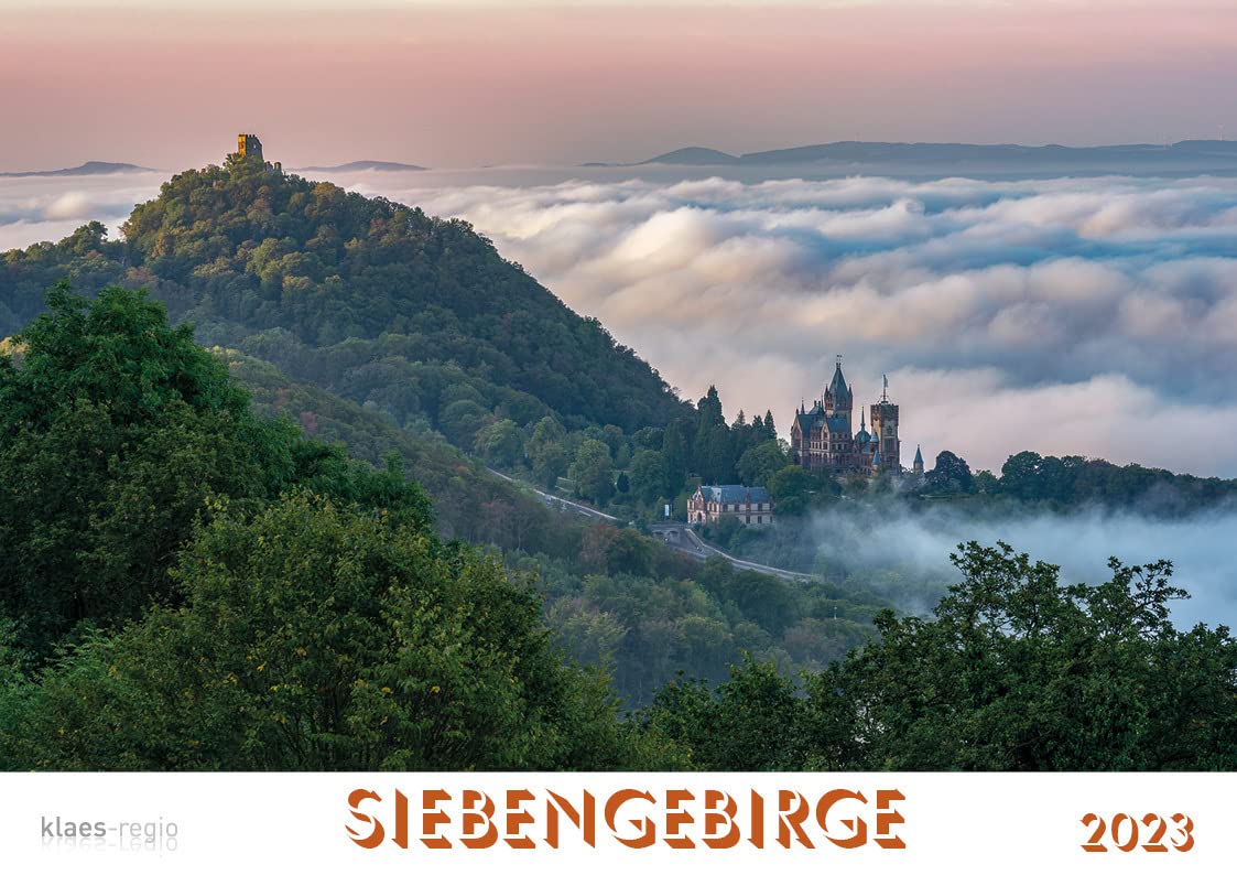 Siebengebirge 2023 Bildkalender A4 quer, spiralgebunden Film, Art & Culture