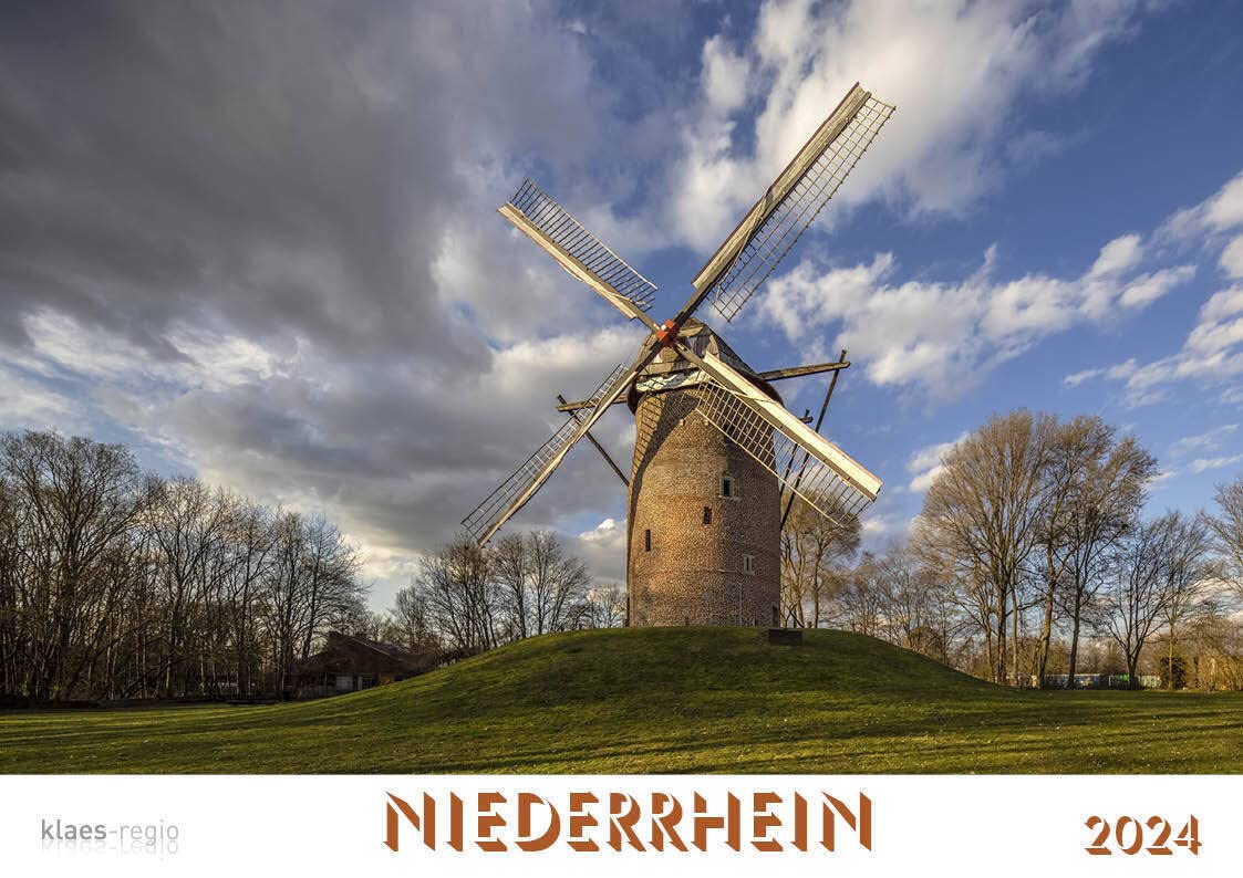 Niederrhein 2024 Bildkalender A4 Spiralbindung Leisure, Home & Garden