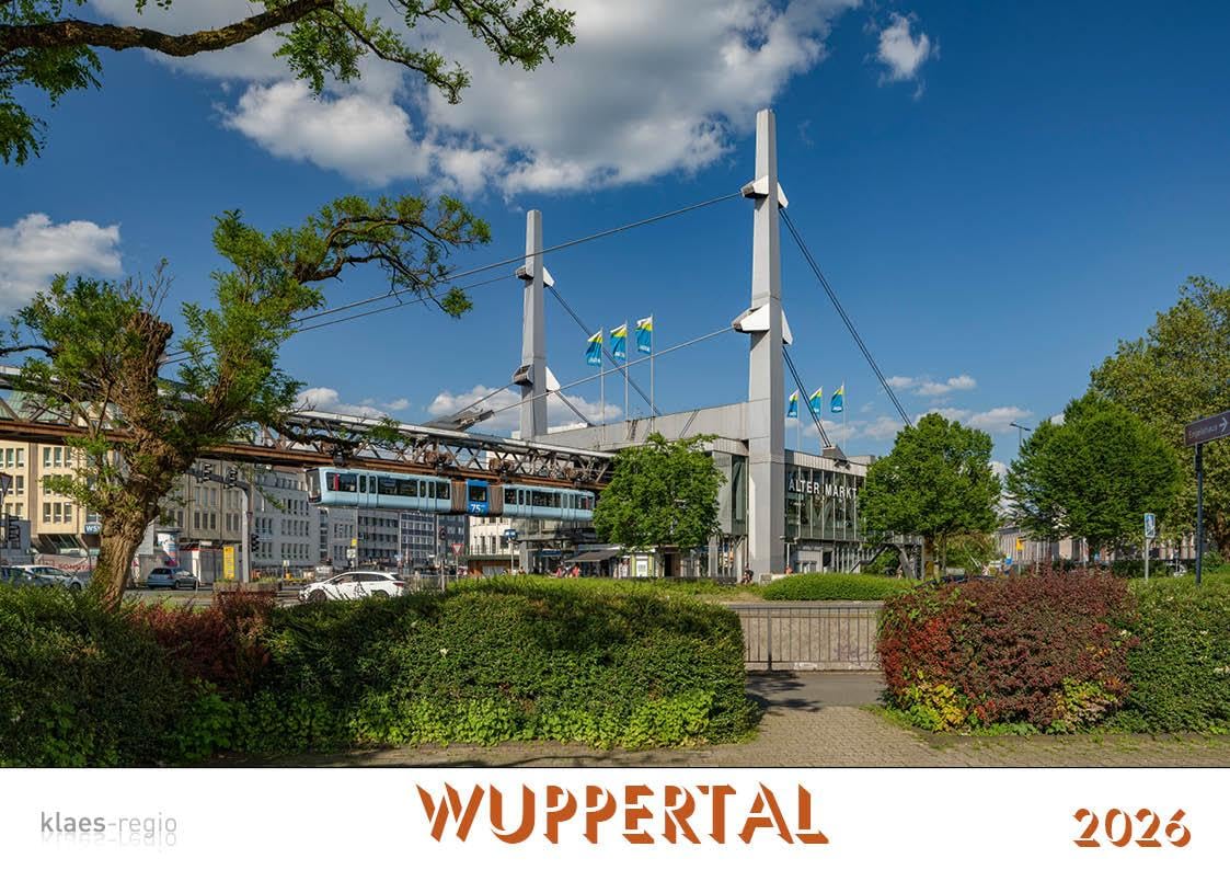 Wuppertal 2026 Bildkalender A4 Spiralbindung Leisure, Home & Garden