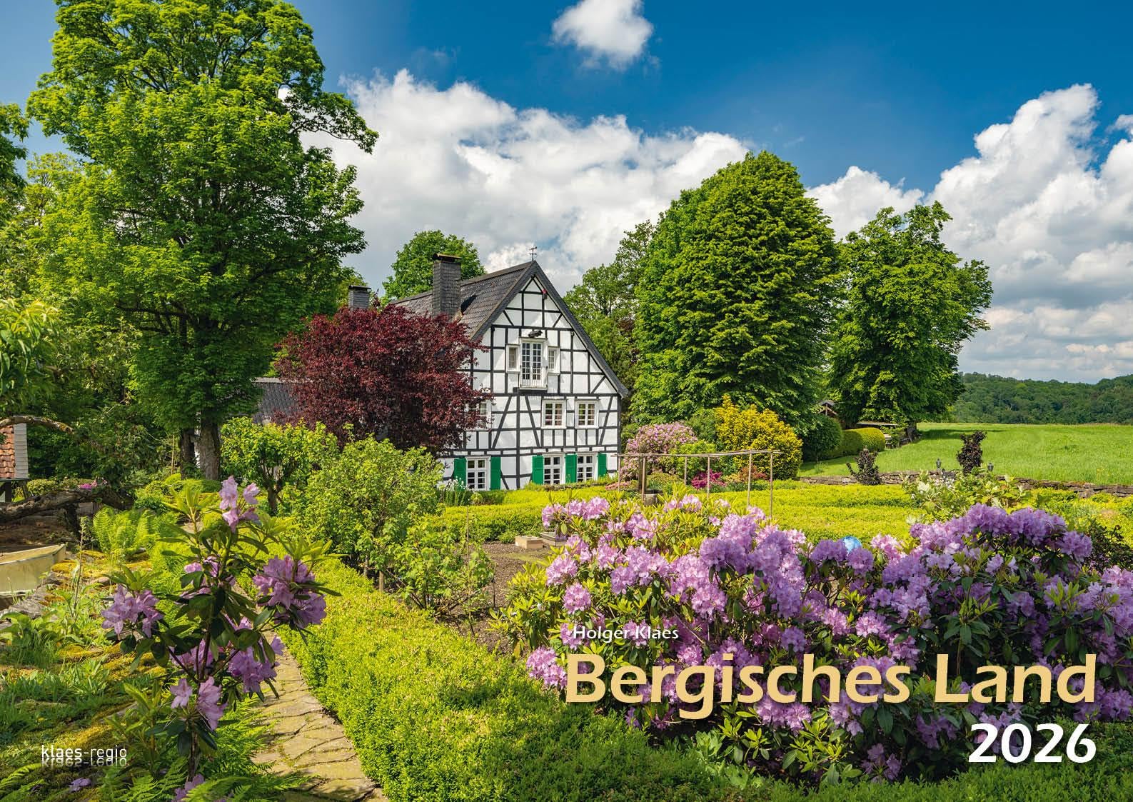 Bergisches Land 2026 Bildkalender A3 quer, spiralgebunden Film, Art & Culture
