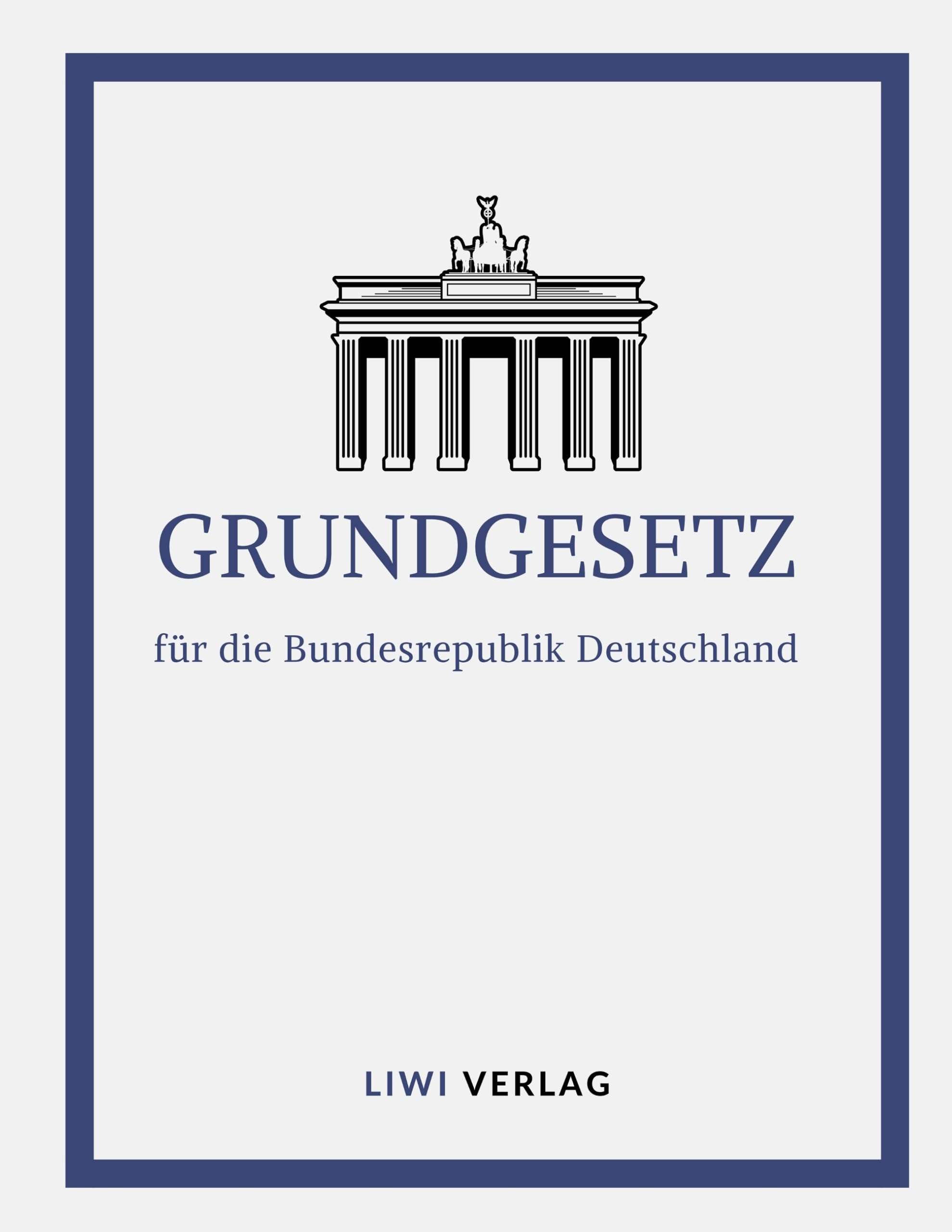 Grundgesetz für die Bundesrepublik Deutschland, Stand: 28.03.2019 Law