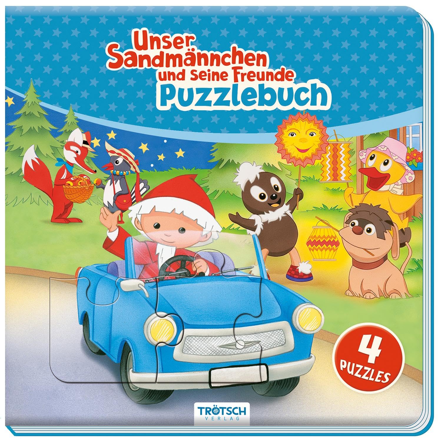 Trötsch Unser Sandmännchen Puzzlebuch mit 4 Puzzle Sandmann Non-fiction