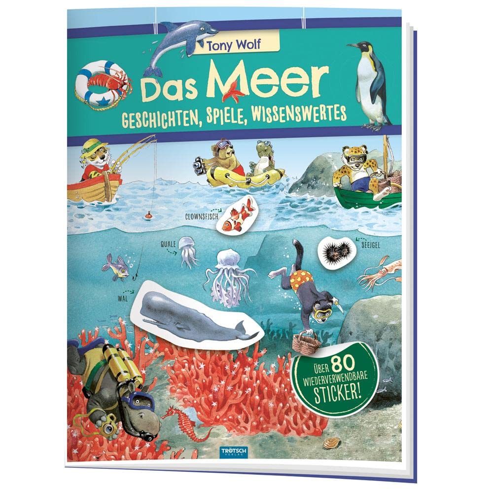 Trötsch Das Meer Geschichten Spiele Wissenswertes Stickerbuch Leisure, Home & Garden
