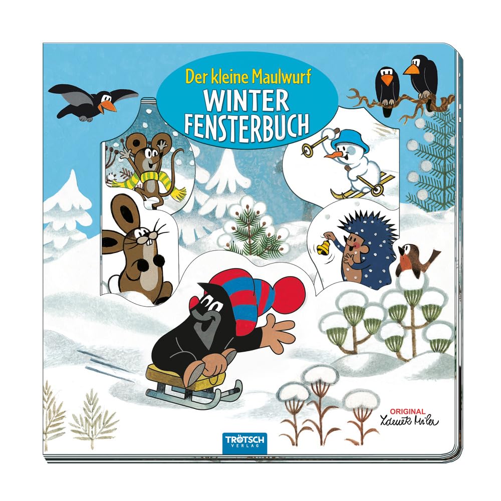 TRÖTSCH - Der kleine Maulwurf "Winter-Fensterbuch" : Entdeckerbuch Beschäftigungsbuch Spielbuch Non-fiction