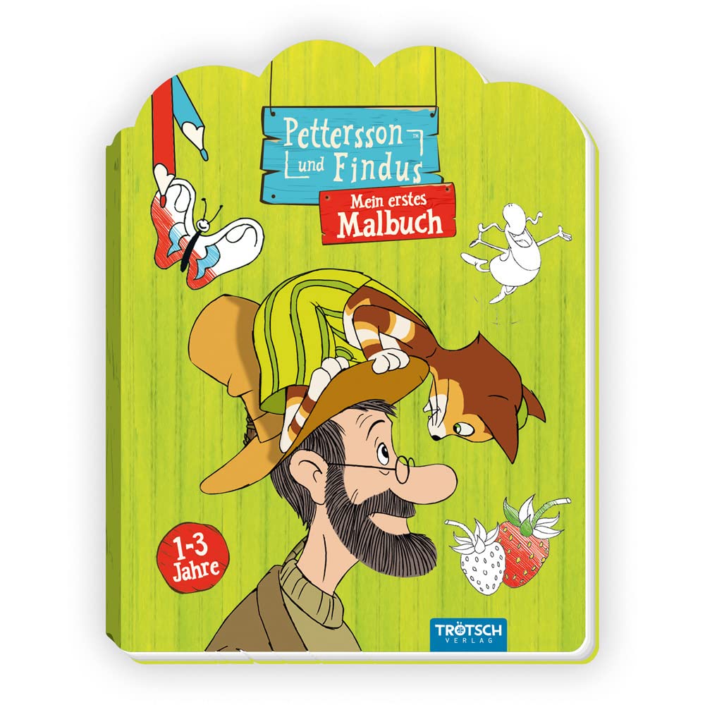TRÖTSCH - Pettersson und Findus "Mein erstes Malbuch" : Beschäftigungsbuch für Kinder von 1 bis 3 Jahren: Malbuch Beschäftigungsbuch Ausmalbuch (Pettersson & Findus) Tiptoi & Games