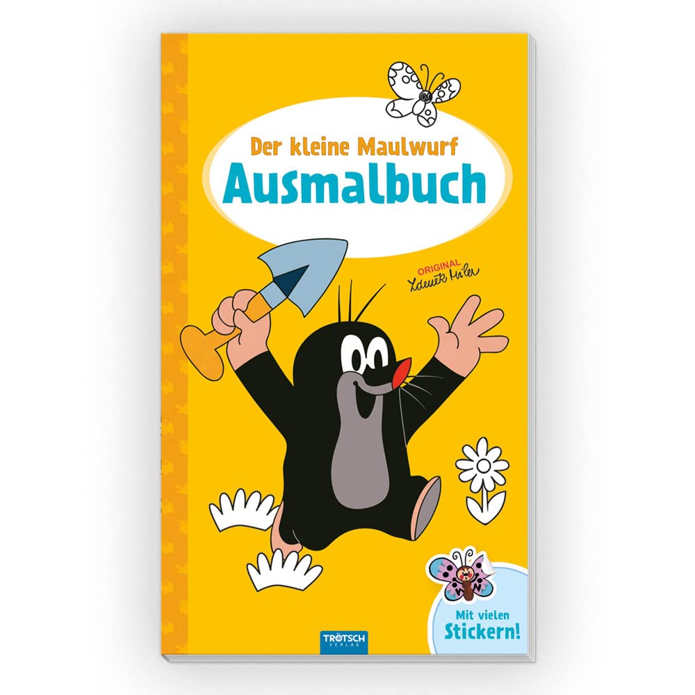 Trötsch Der kleine Maulwurf Ausmalbuch mit Stickern book