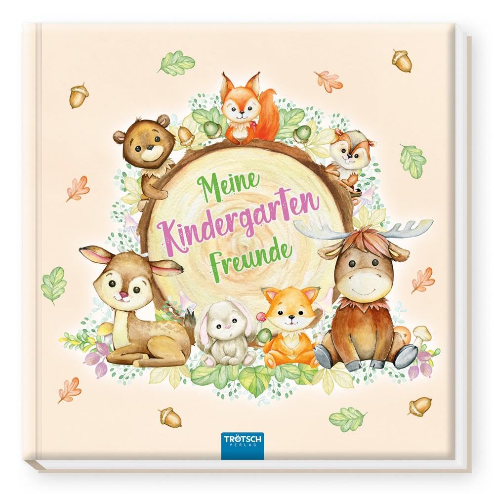 Trötsch Eintragalbum Meine Kindergartenfreunde Waldfreunde Living & Furnishing