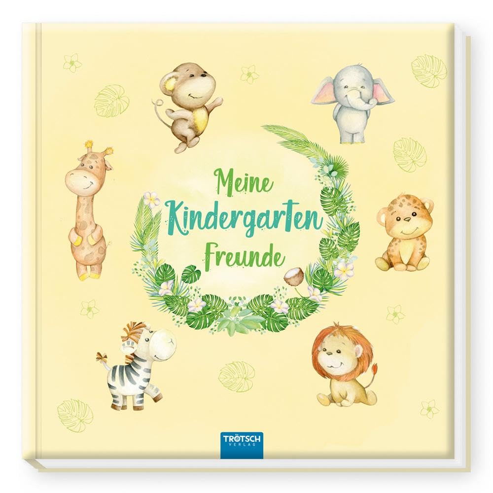Trötsch Eintragalbum Meine Kindergartenfreunde Dschungeltiere Living & Furnishing