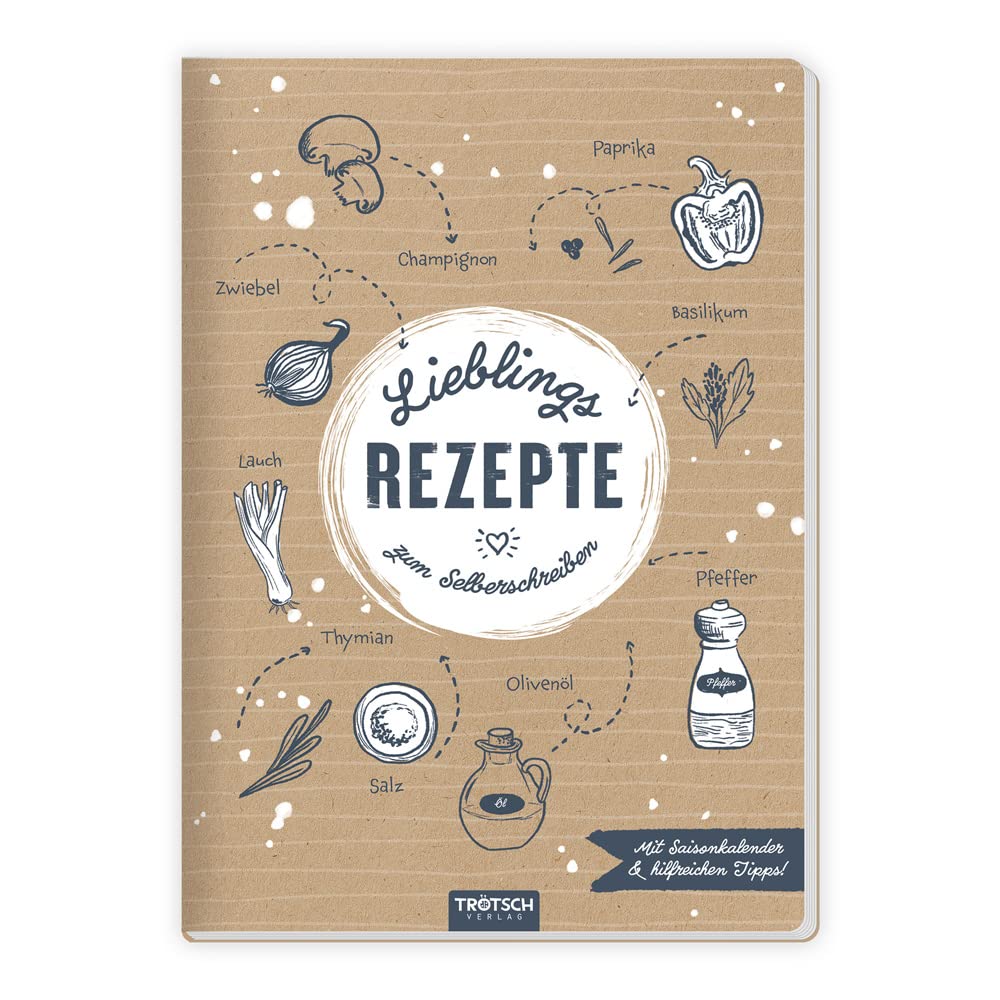 Trötsch Rezeptbuch Lieblingsrezepte zum Selberschreiben: Rezeptbuch zum Selberschreiben Leisure, Home & Garden