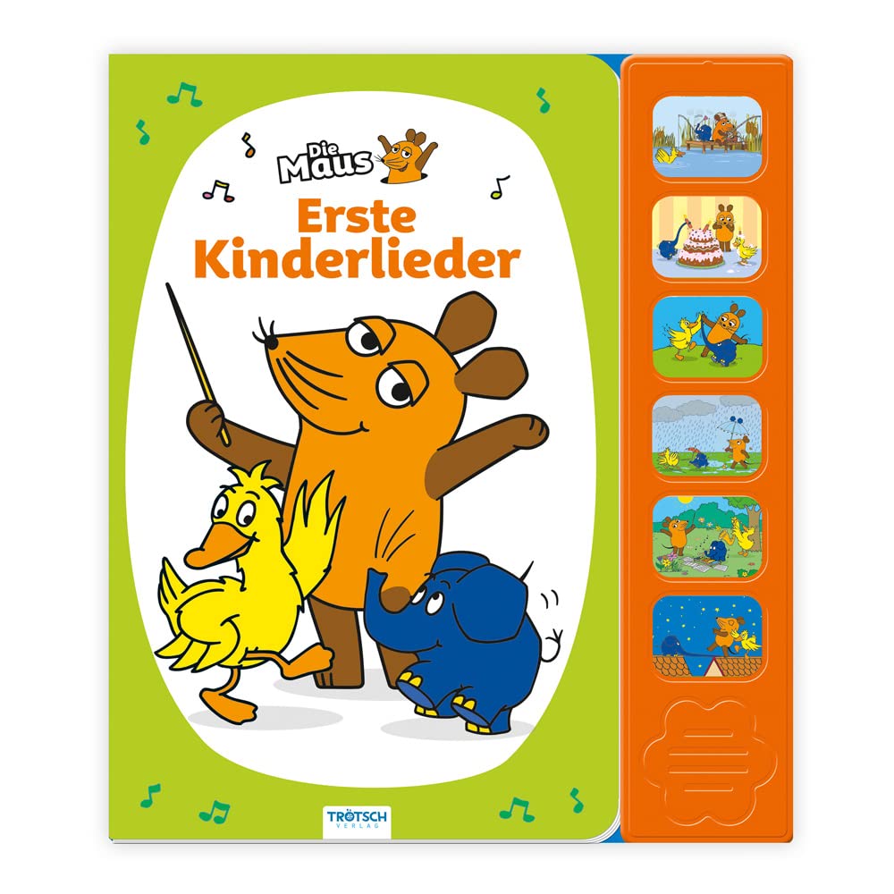 Trötsch Die Maus Soundbuch Erste Kinderlieder: Beschäftigungsbuch Soundbuch Liederbuch Geräuschebuch Non-fiction