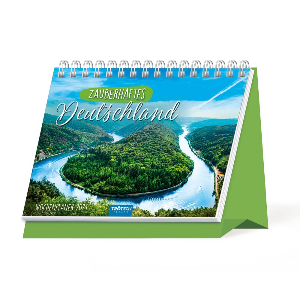 Trötsch Aufstellwochenkalender Zauberhaftes Deutschland 2023: Aufstellkalender Tischkalender Leisure, Home & Garden