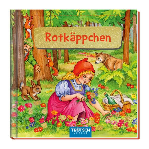 TRÖTSCH - Mein klitzekleines Kinderbuch "Rotkäppchen" | Handliches Märchenbuch über Rotkäppchen: Bilderbuch mit liebevollen Illustrationen und detailreichen Szenen | Ab 3 Jahren Parents & Children