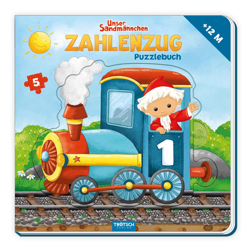 Trötsch Unser Sandmännchen Puzzlebuch Zahlenzug Puzzlebuch: Kinderbuch Beschäftigungsbuch Entdeckerbuch Puzzlebuch Non-fiction