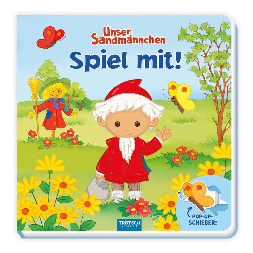 Trötsch Unser Sandmännchen Spiel mit Pappenbuch mit Pop-up-Schiebern: Entdeckerbuch Beschäftigungsbuch Spielbuch Children's books