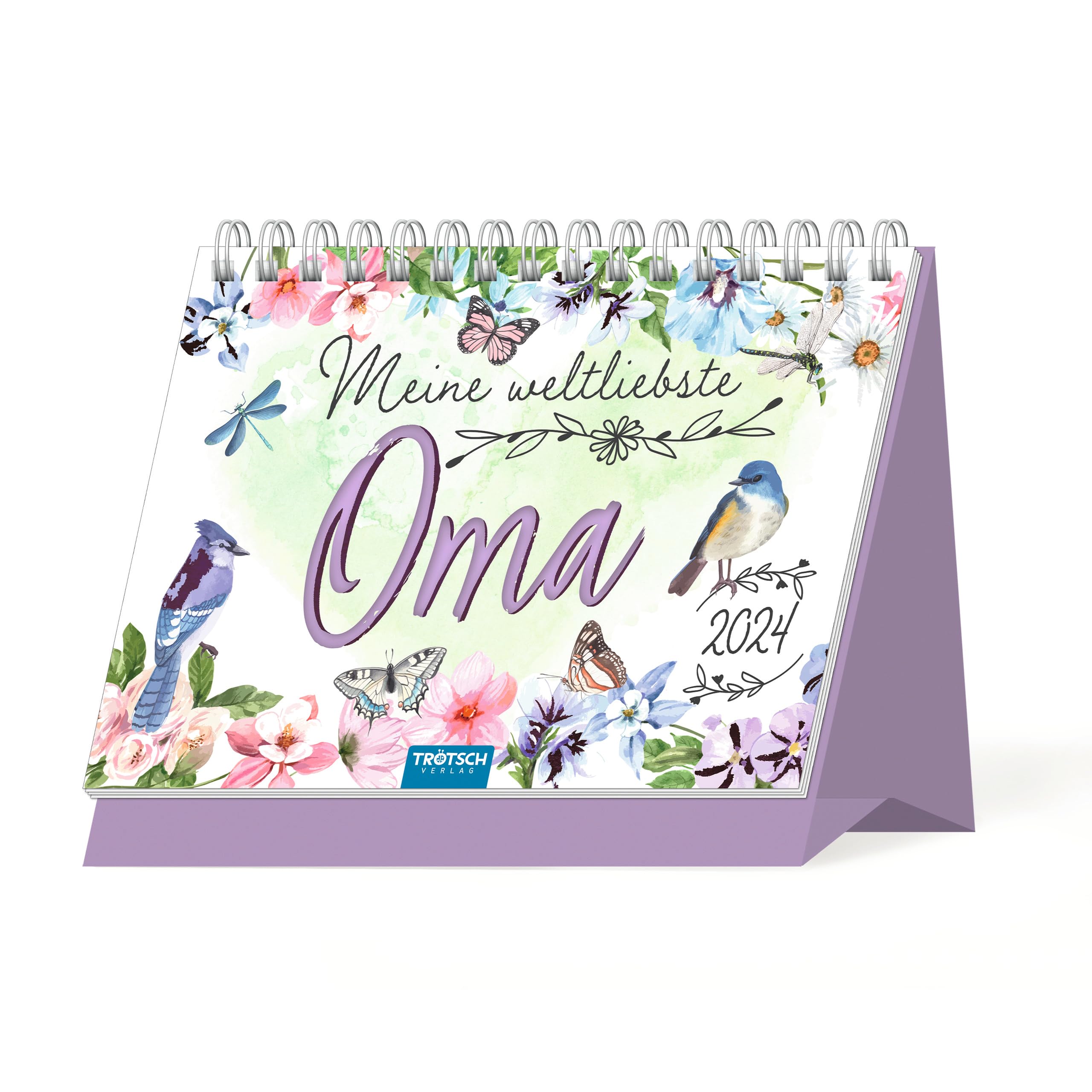 Trötsch Aufstellkalender Meine weltbeste Oma 2024: Aufstellkalender Tischkalender Leisure, Home & Garden