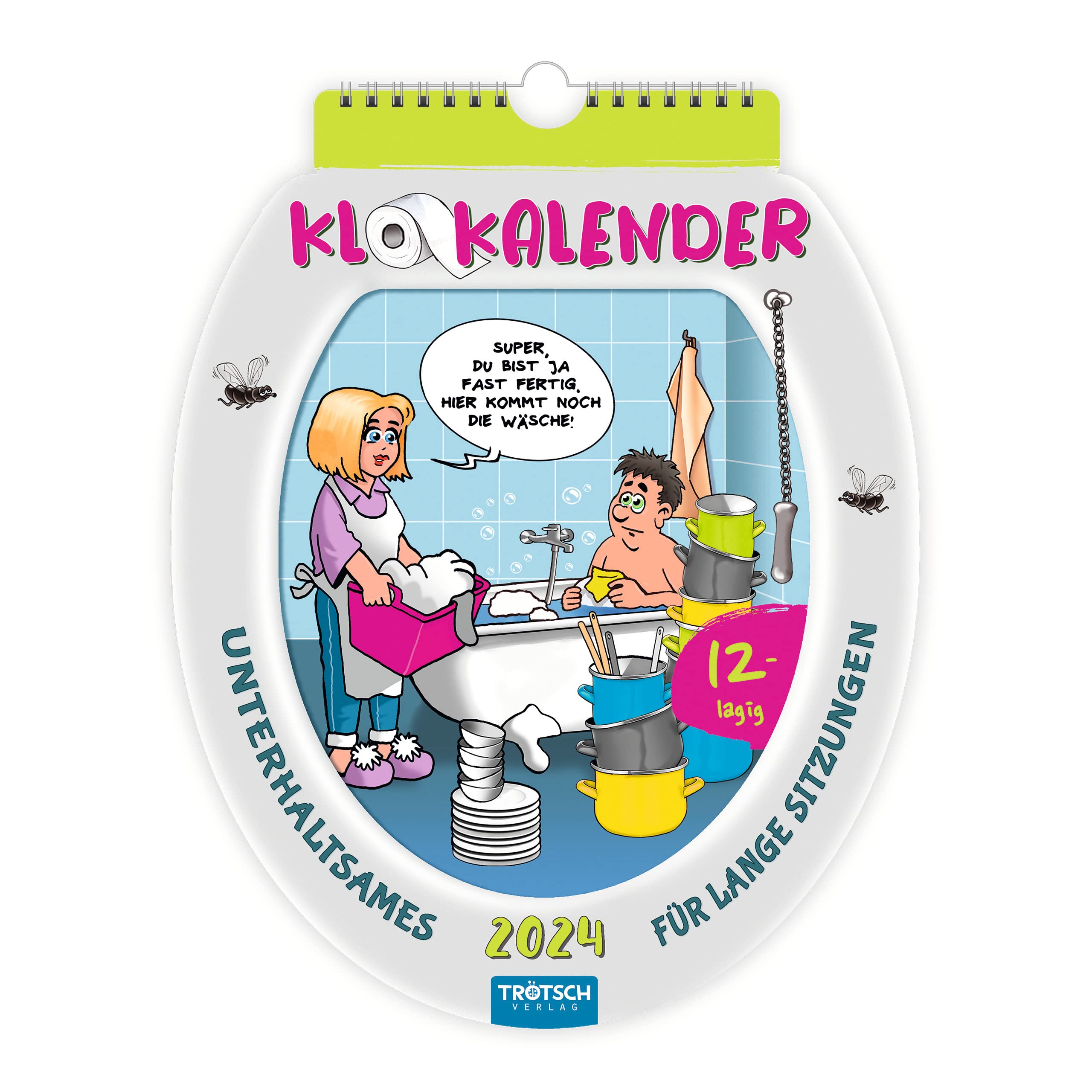 Trötsch Formkalender Klokalender 2024 - Unterhaltsames für lange Sitzungen: Unterhaltsames für lange Sitzungen book