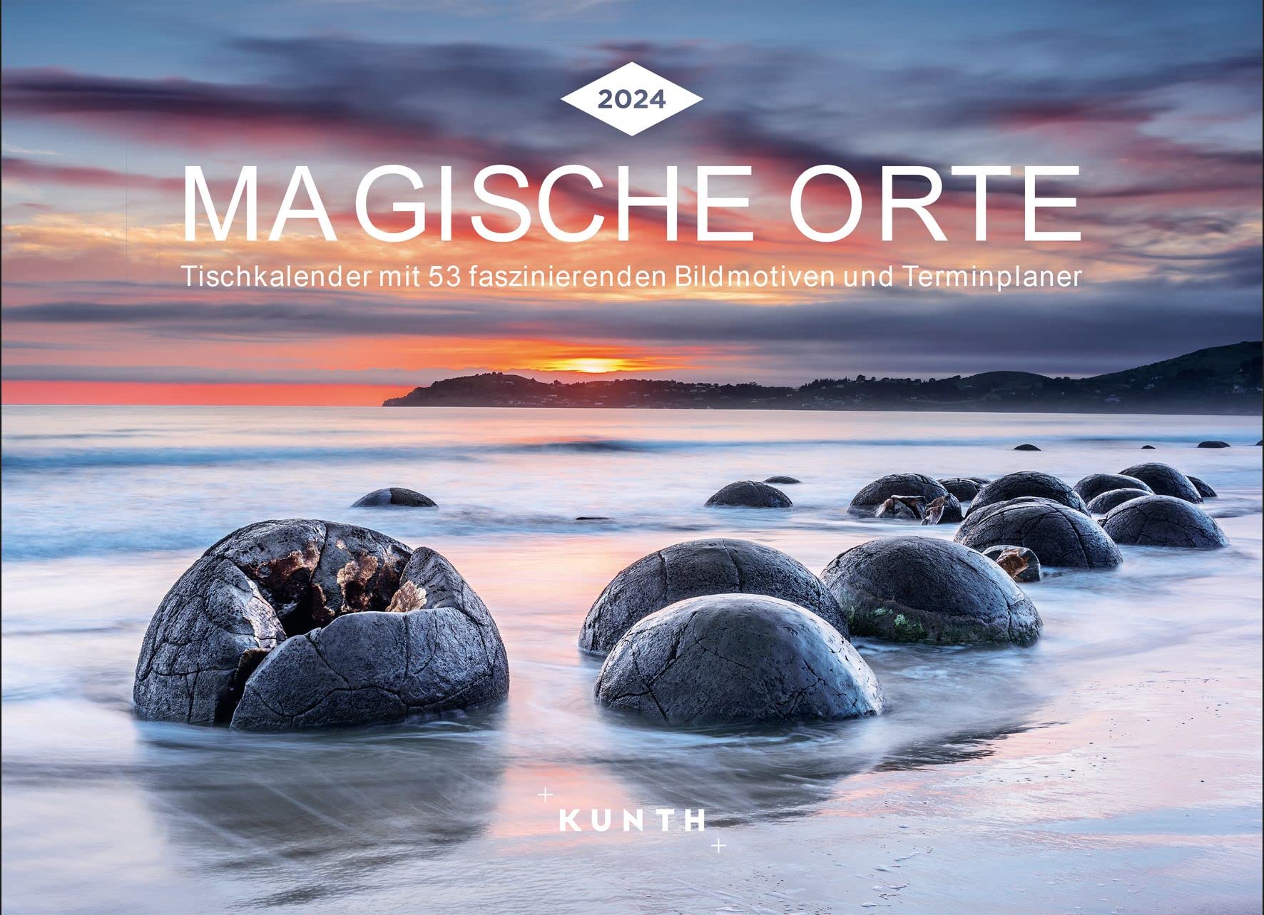 Magische Orte - KUNTH Tischkalender 2024: Wochenkalender mit faszinierenden Fotomotiven und einem praktischen Terminplaner book