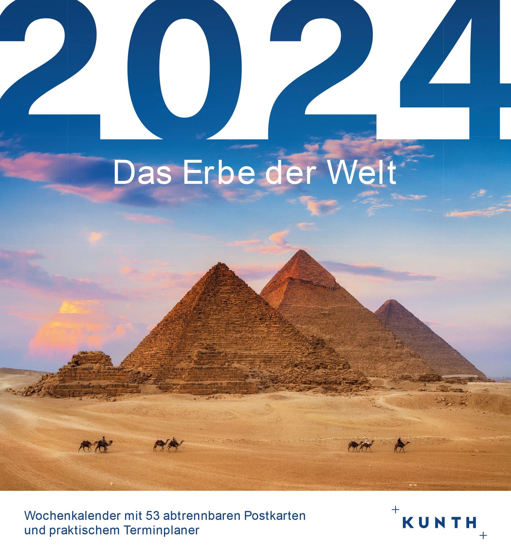 Das Erbe der Welt - KUNTH Postkartenkalender 2024: Hochwertiger Tischkalender mit 53 traumhaften Postkarten (auch zum Aufhängen) (KUNTH Postkartenkalender 52 Wochen) Calendars
