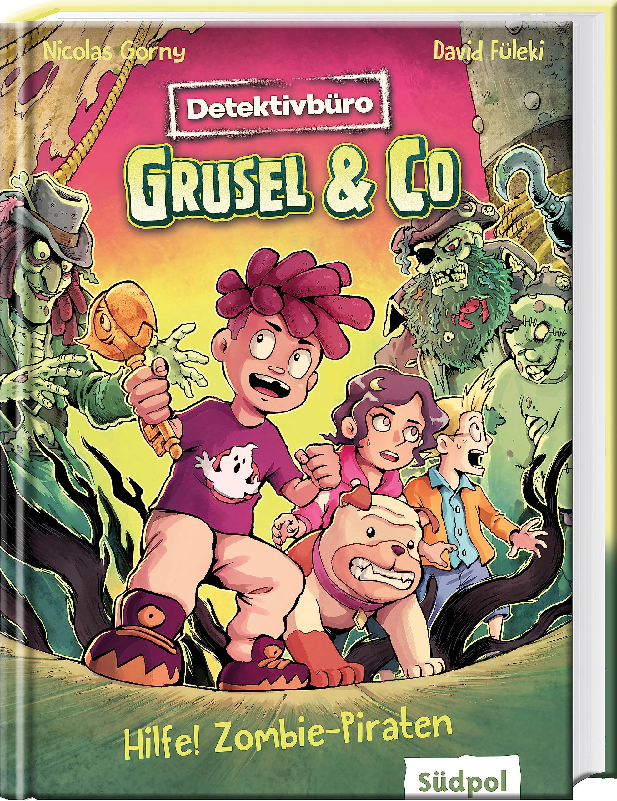 Detektivbüro Grusel & Co – Hilfe! Zombie-Piraten: Witzige, spannende Story mit farbigen Comic-Illustrationen auf jeder Seite – Kinderbuch für Jungen und Mädchen von 6 - 9 Jahren Novels & Short Stories