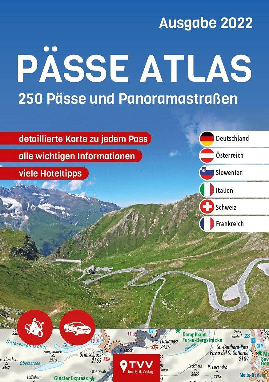 PÄSSE ATLAS 2022: 250 Pässe und Panoramastraßen book