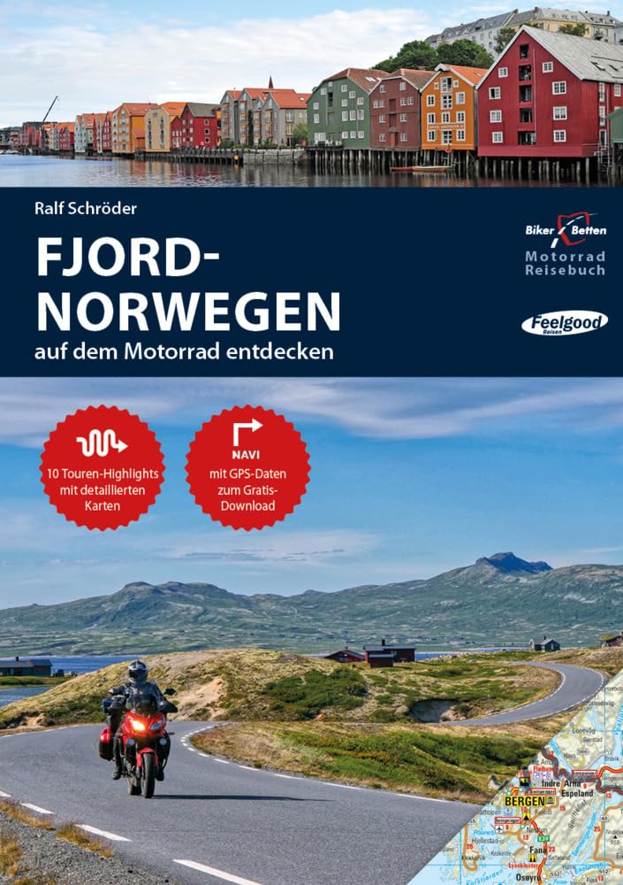 Motorrad Reiseführer Fjord-Norwegen: BikerBetten Motorradreisebuch Leisure, Home & Garden