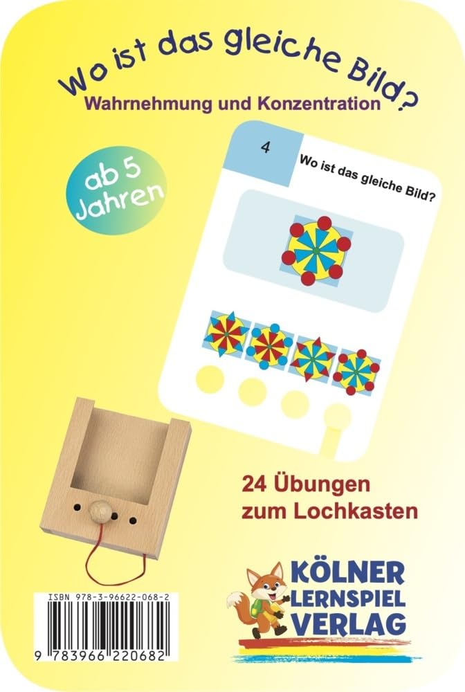 Wo ist das gleiche Bild?: Kartensatz für den Lochkasten (Der Lochkasten) Books