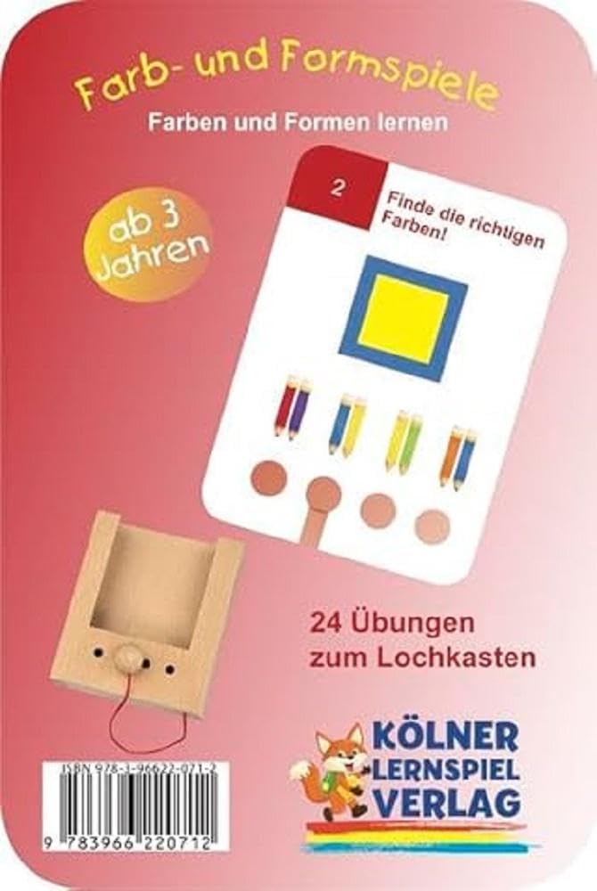 Farb- und Formenspiele: Kartensatz für den Lochkasten (Der Lochkasten) Board Games