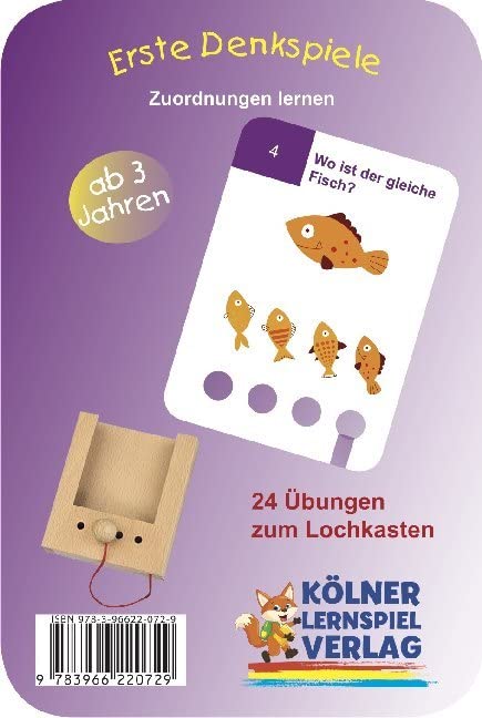 Erste Denkspiele: Kartensatz für den Lochkasten (Der Lochkasten) Board Games