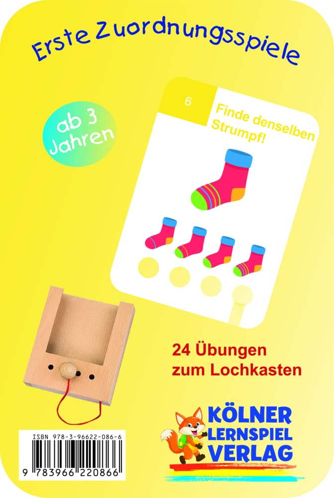 Erste Zuordnungsspiele: Kartensatz zum Lochkasten Books