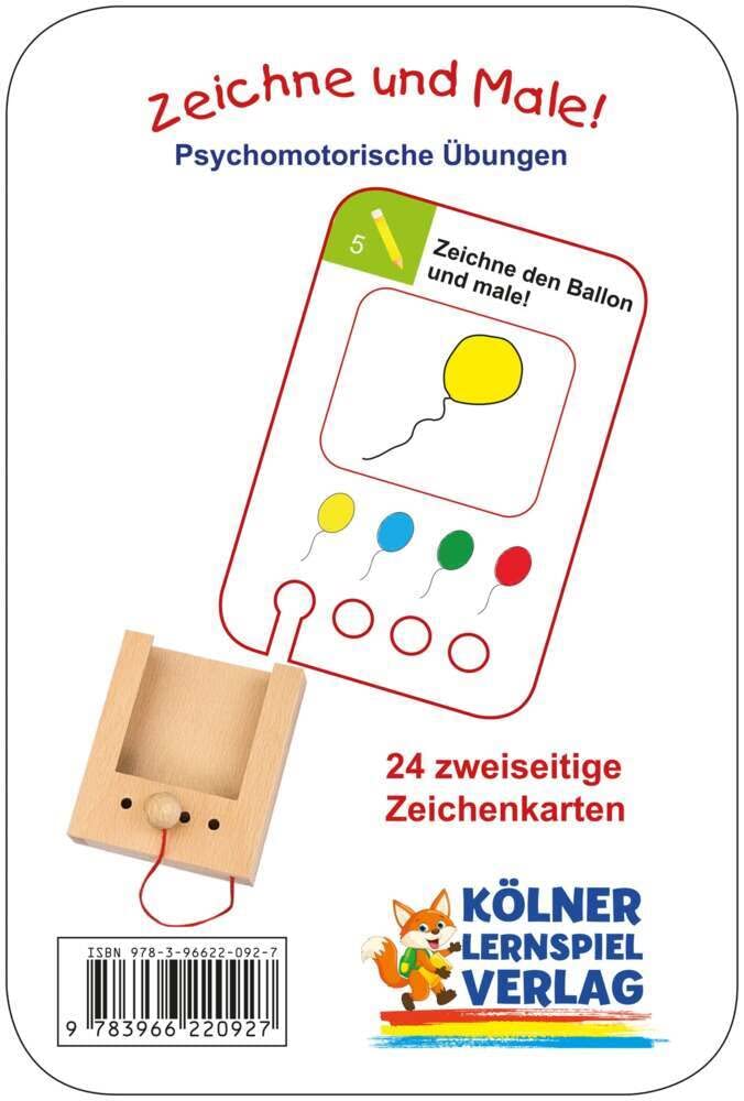 Zeichne und Male!: Kartensatz zum Lochkasten Books