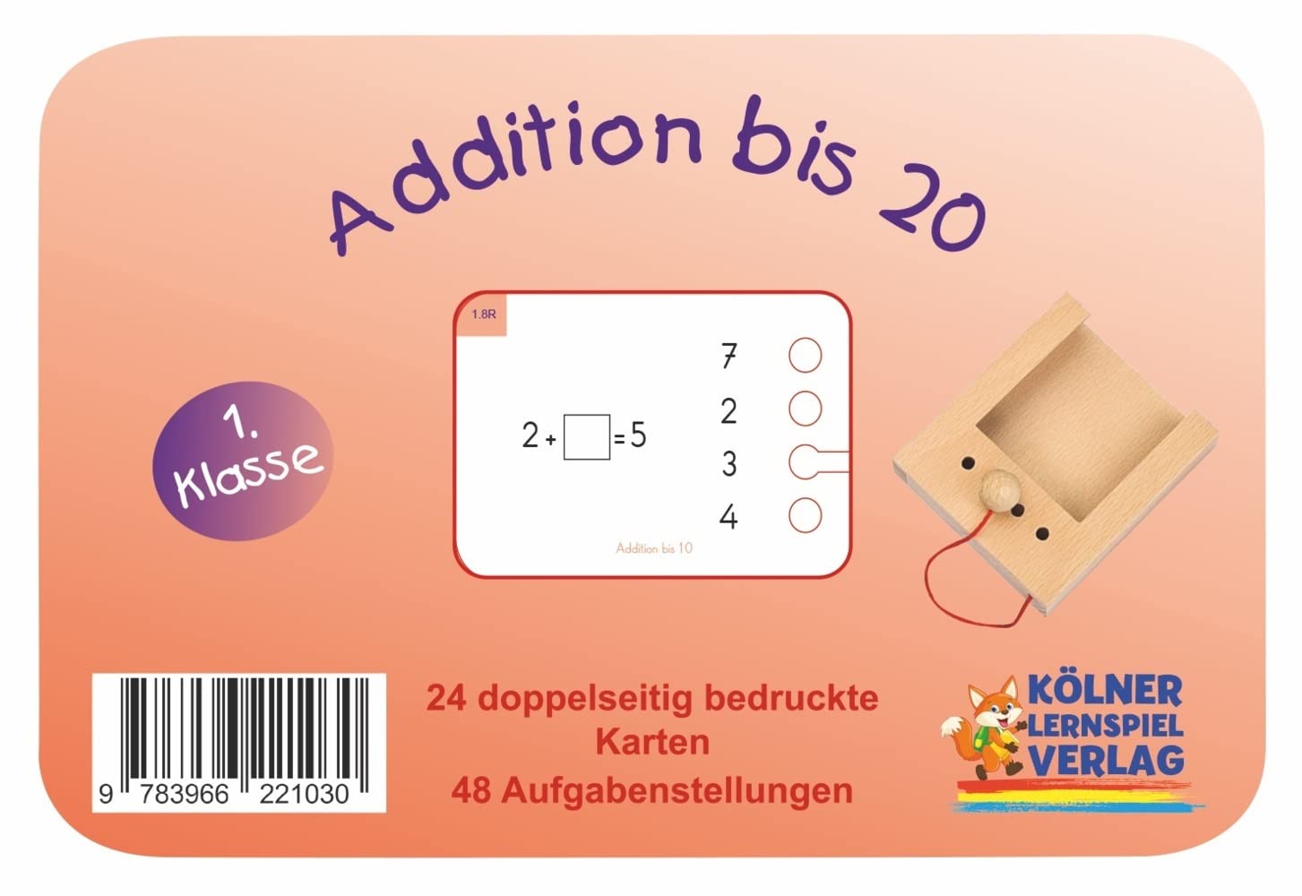 Addition bis 20: Kartensatz zum Lochkasten Children's books