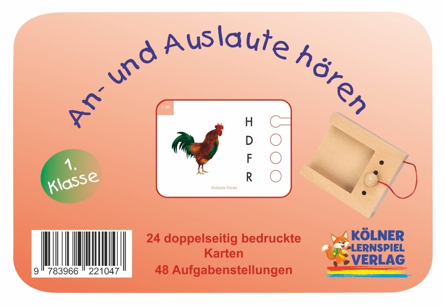 An- und Auslaute hören: Kartensatz zum Lochkasten Children's books