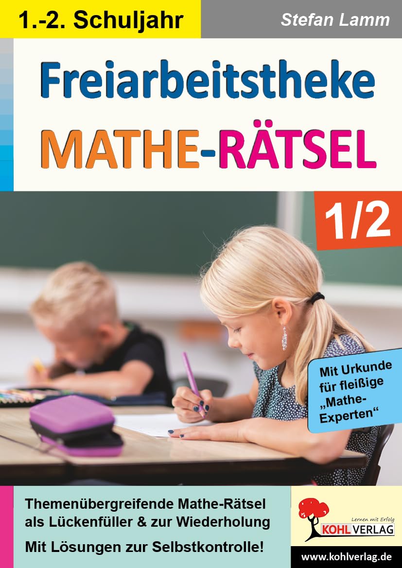 Freiarbeitstheke Mathe-Rätsel / Klasse 1-2 Learning & Reference