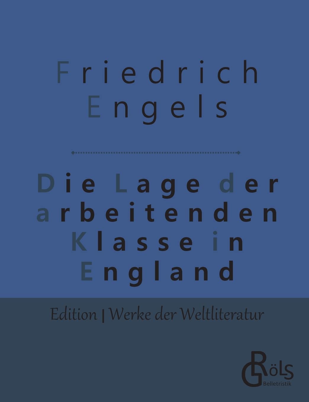 Die Lage der arbeitenden Klasse in England (Edition Werke der Weltliteratur) Philosophy