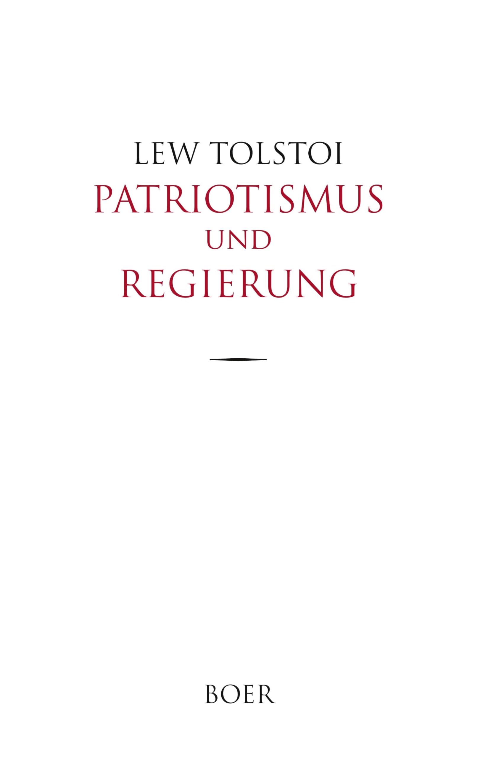 Patriotismus und Regierung: Mit einem Nachwort von Erich Mühsam Law