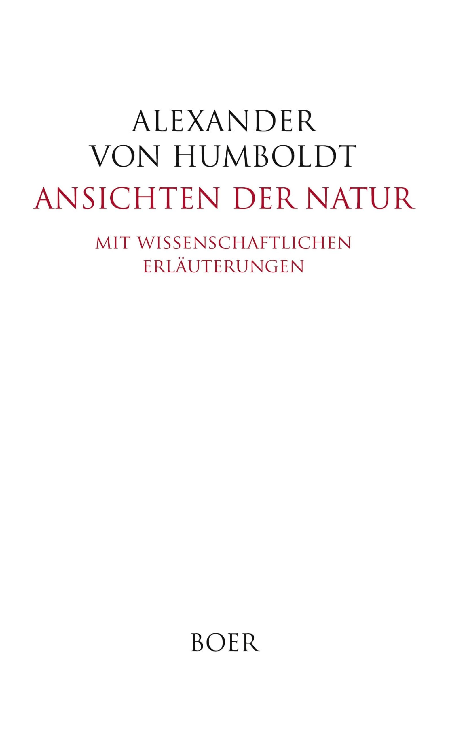 Ansichten der Natur Philosophy