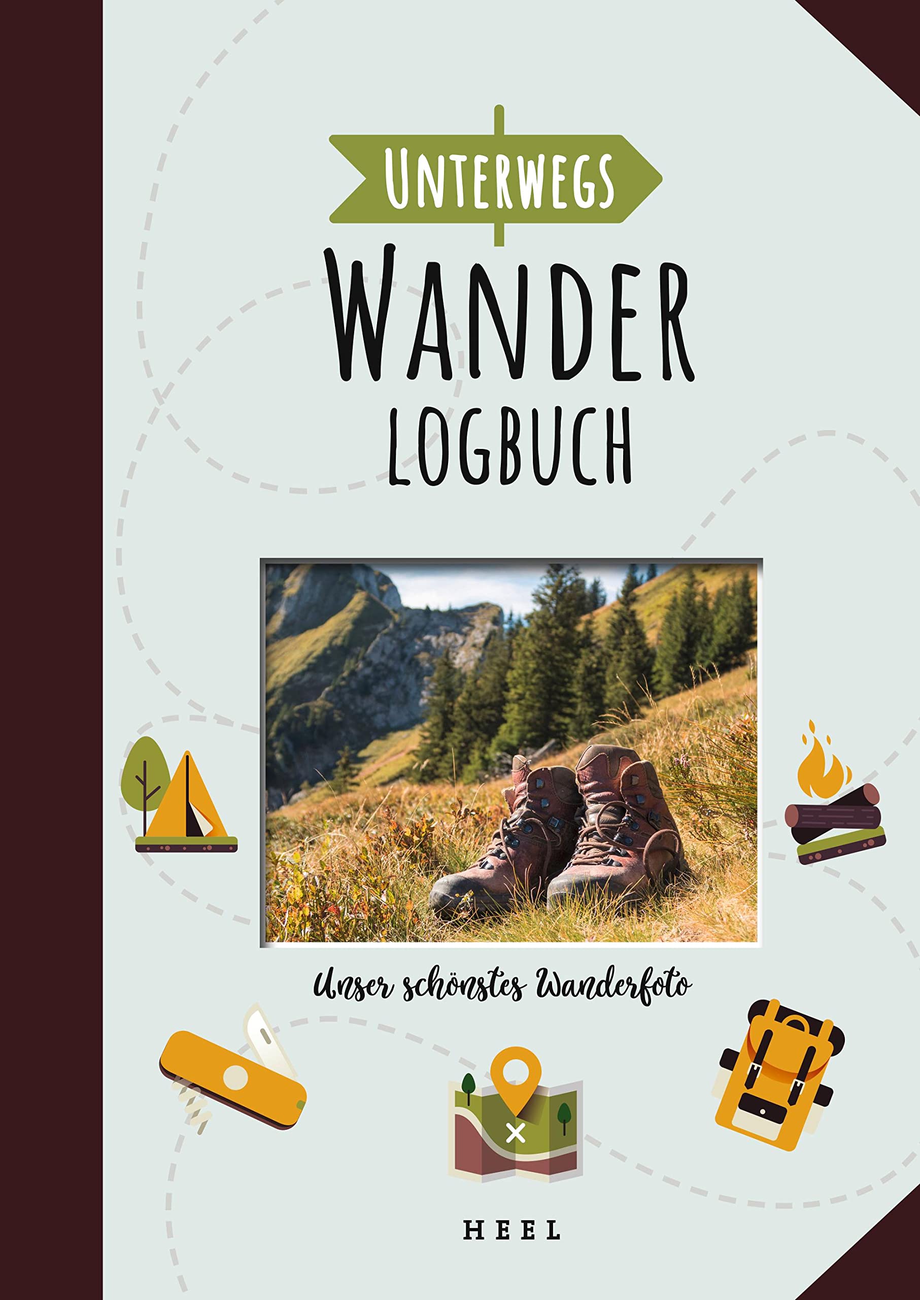 Unterwegs: Wander-Logbuch Lifestyle Books