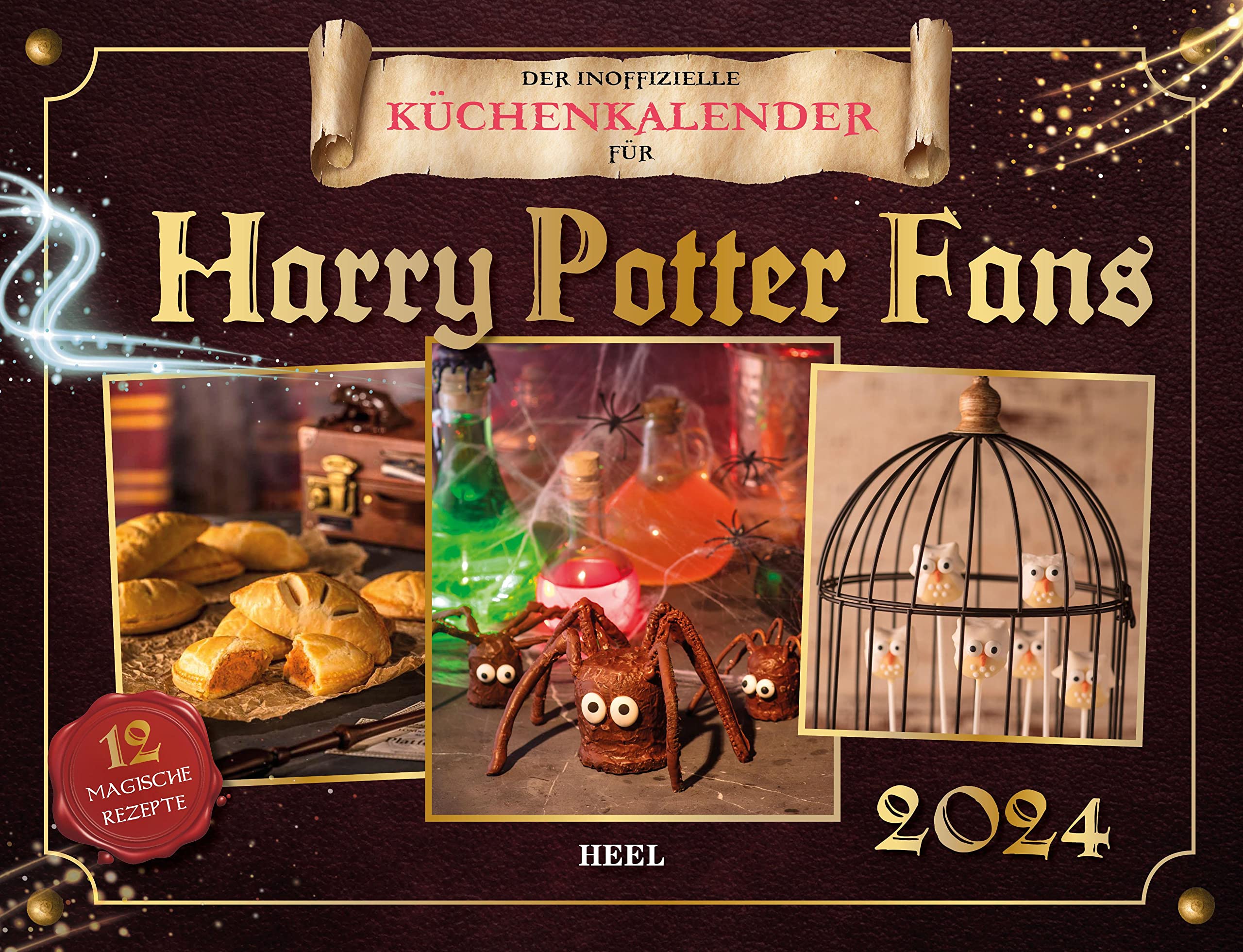 Der inoffizielle Küchenkalender für Harry Potter Fans 2024: mit 12 zauberhaften Rezepten. Das perfekte Geschenk für alle Potterheads. Kalender 2024 book