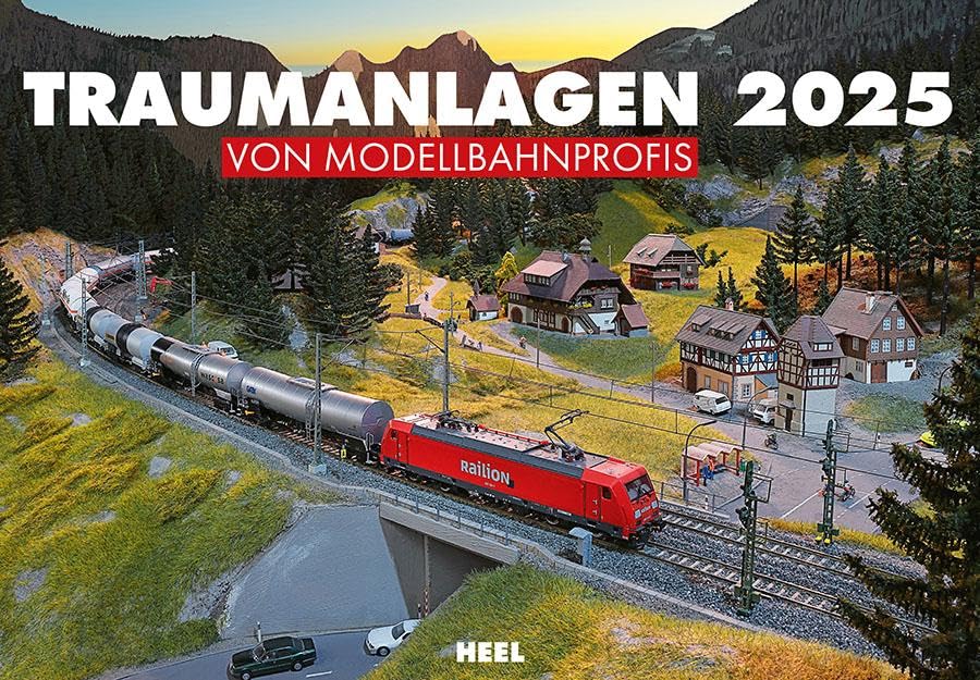 Traumanlagen von Modellbahnprofis Kalender 2025: Wandkalender für Modelleisenbahn-Fans. 12 wunderschöne Anlagen perfekt in Szene gesetzt book