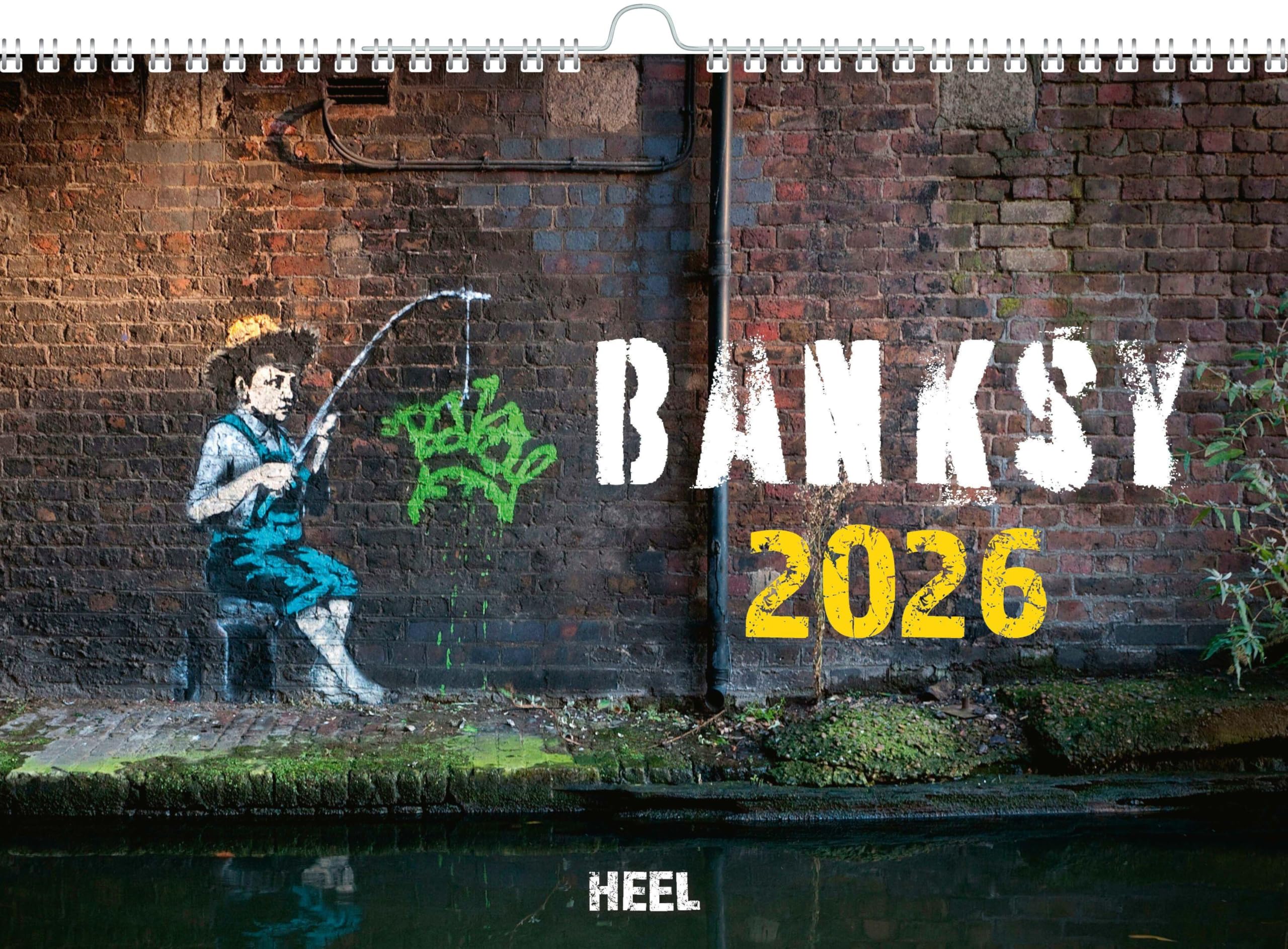 Banksy Kalender 2026 Mittelformat: Ausgewählte Bilder des Graffiti-Künstlers. Kunstkalender Streetart Wandkalender Film, Art & Culture